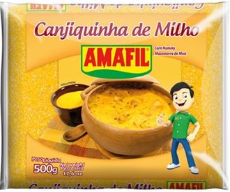 Amafil Canjiquinha Degiminated corn grits 20 x 500g