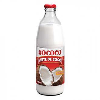 Sococo Leite de coco VIDRO 12 x 500ml