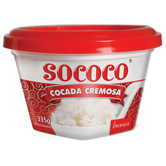 Sococo Doce de Coco Cremoso BRANCO (Cocada) 12 x 335gr