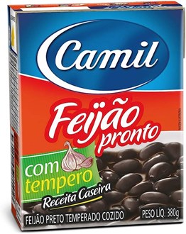 Camil Seasoned ready-to-eat black beans (18 x 380gr)