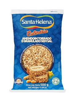 Sta Helena Amendoim Torrado Granulado Sem Sal 24x500gr