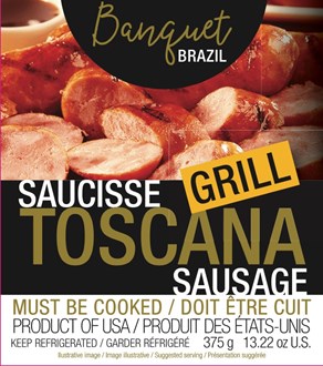 Banquet Brazil Toscana GRILL Sausage - case 12 x 375 (vacuum pack)