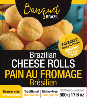 Banquet Brazil PREBAKED Cheese bun Traditional 10 x 500g