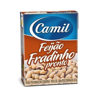 Camil Ready-to-eat Fradinho black-eyed beans seasoned (18 x 380gr)