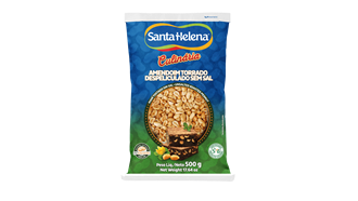Sta Helena Amendoim Despeliculado Sem Sal 24x500g   