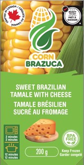 Snack Brazuca Sweet Pamonha with Cheese  10x200