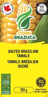 Snack Brazuca Traditional Savory Pamonha  10x200gr