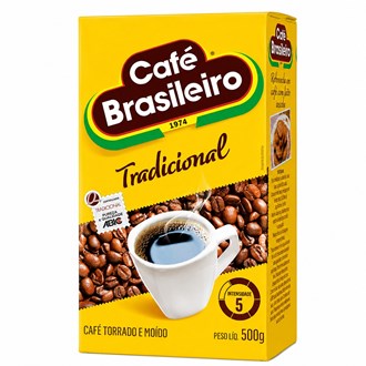 3Coracoes  Café Brasileiro Torrado e Moído a Vácuo Tradicional 20X500G