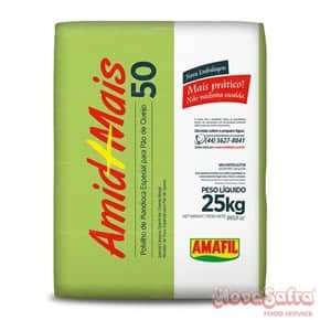 Amafil AMID + FOOD SERVICE Polv escaldado 50% pao de queijo - 25kg