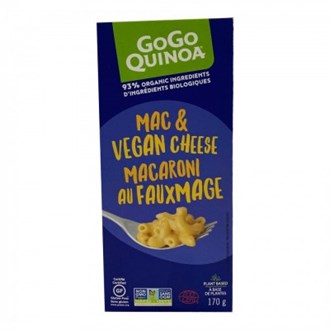 GO-GO QUINOA MAC AND VEGAN CHEESE - 12 x 170 g
