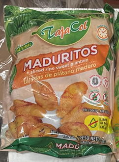 Tajacol Retail Sliced Ripe Sweet Plantain 10/2 Lbs Unit/Pak)Frozen