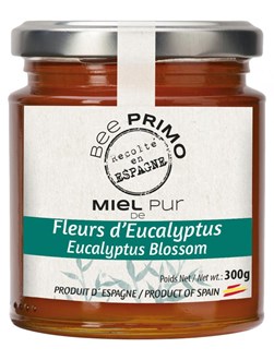 BEE PRIMO EUCALYPTUS BLOSSOM HONEY -  9 x 300 gr
