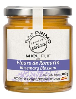 BEE PRIMO ROSEMARY BLOSSOM HONEY -  9 x 300 gr