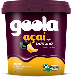 Goola Acai Sorbet w/Banana Organic 6 x 1 LITRE